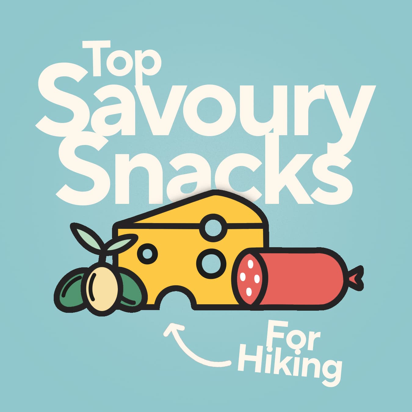 The Ultimate List of Savoury Snacks for Hikers | Roam | NZ and AU | Roam