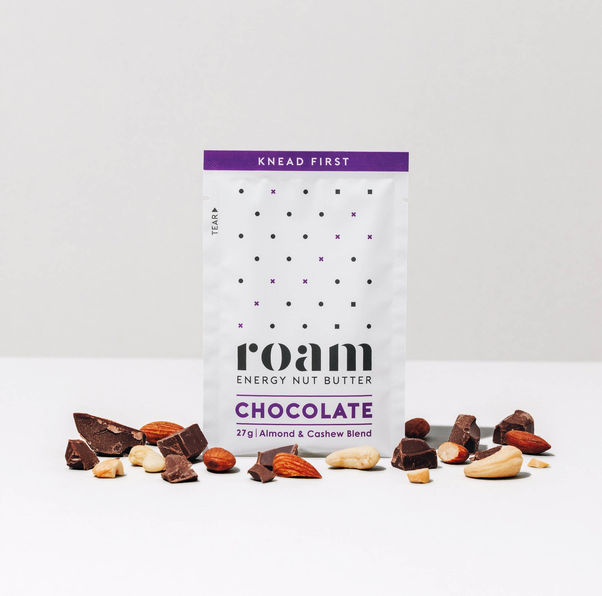 Roam Chocolate Energy Nut Butter | 3 15 30 Pack | Vegan