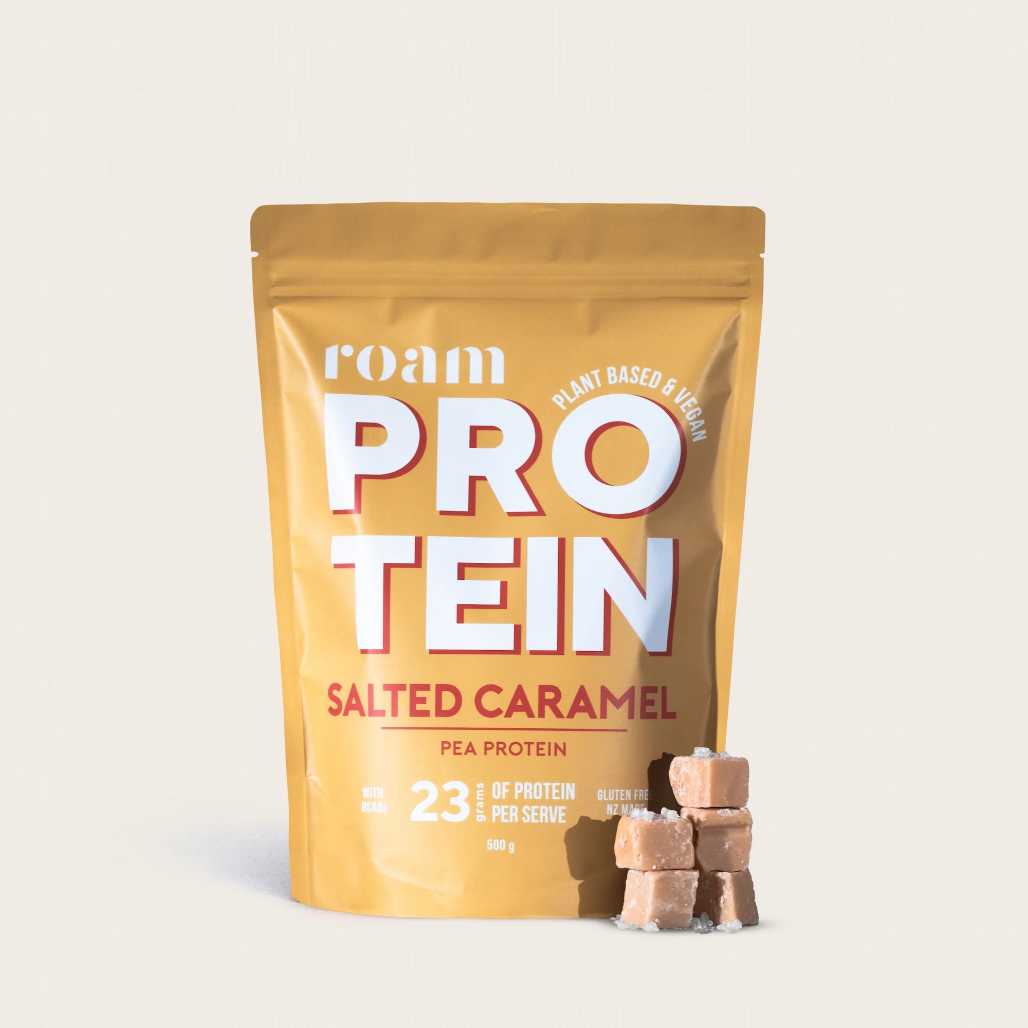 Roam Salted Caramel Plant Pea Protein Isolate - Low FODMAP