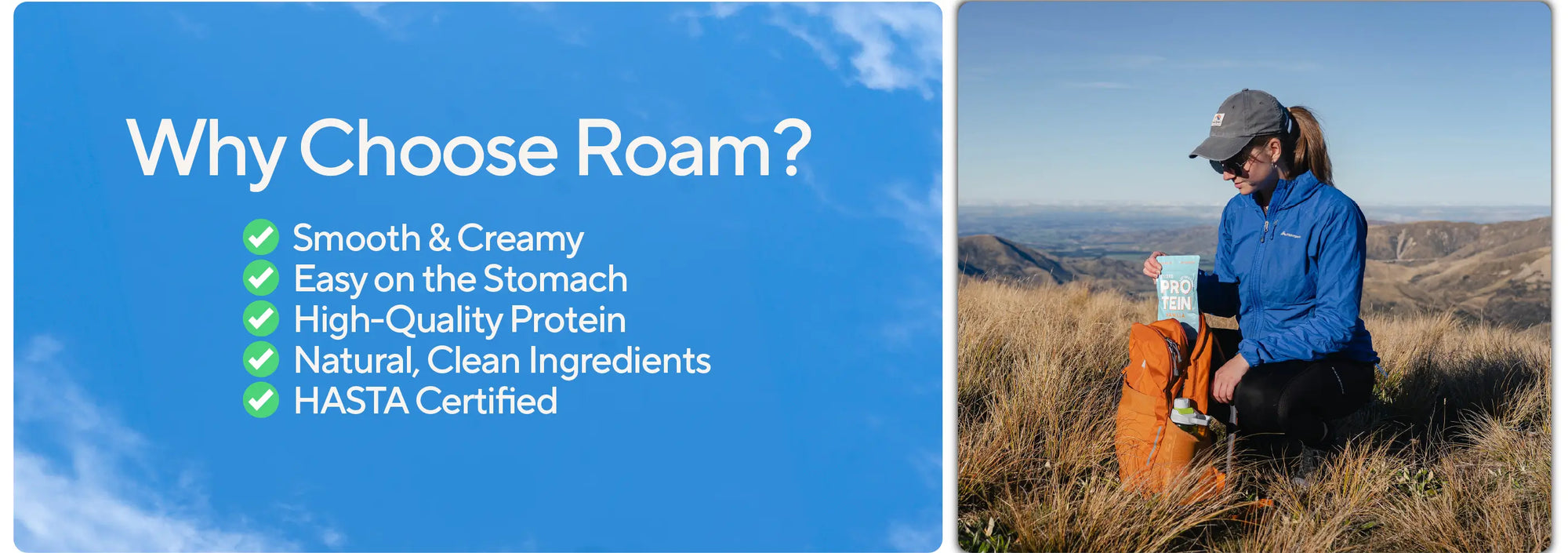 Roam Protein Clean Ingredients